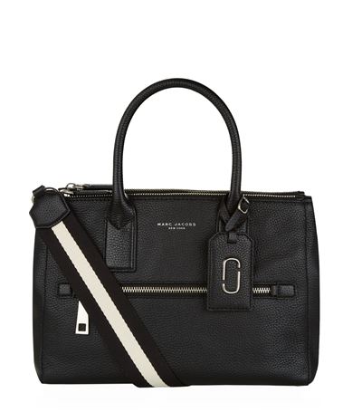 MARC JACOBS 'Gotham' East/West Pebbled Leather Tote in Black | ModeSens