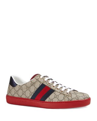 gucci red bottom sneakers