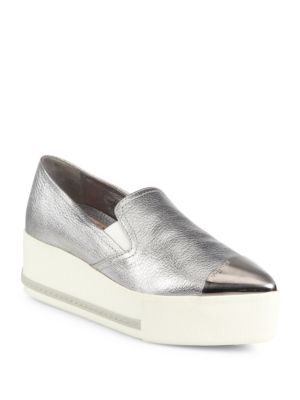 miu miu cap toe platform sneakers