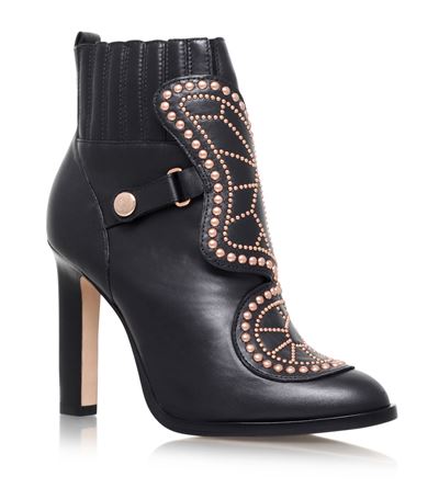 SOPHIA WEBSTER Karina Studded Butterfly 100Mm Bootie, Black in Black ...