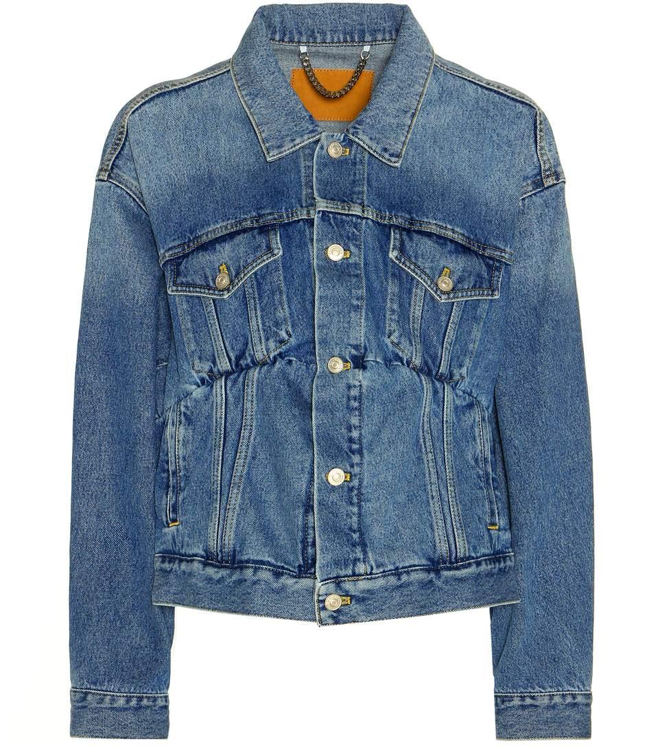BALENCIAGA Denim Jacket, Doulle Stoeewash | ModeSens