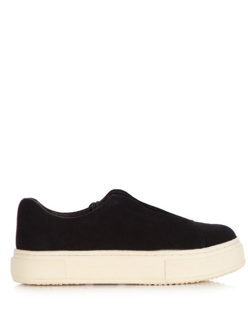 EYTYS Doja Slip-On Suede Trainers, Black | ModeSens