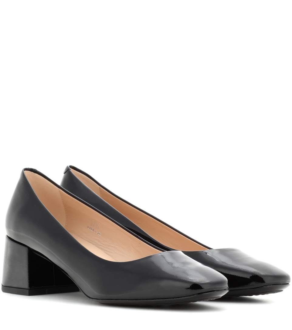 tod's patent leather pumps