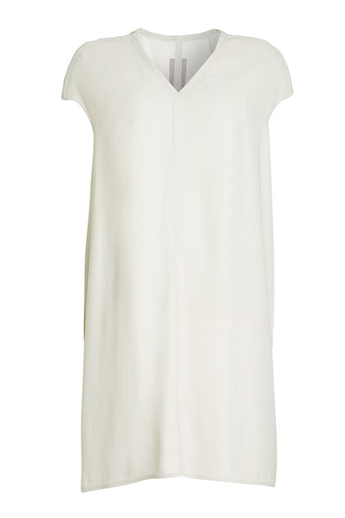 2 Stores In Stock: RICK OWENS Fluid Dress, White | ModeSens