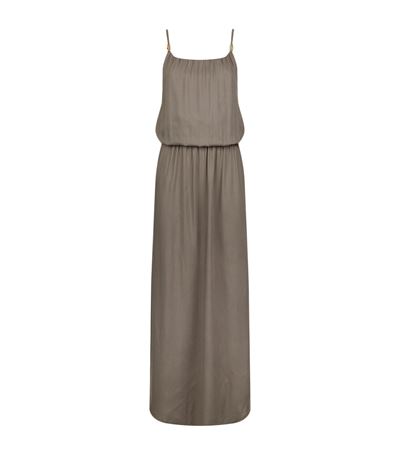 HEIDI KLEIN Huntington Drop Waist Maxi Dress in Grey | ModeSens