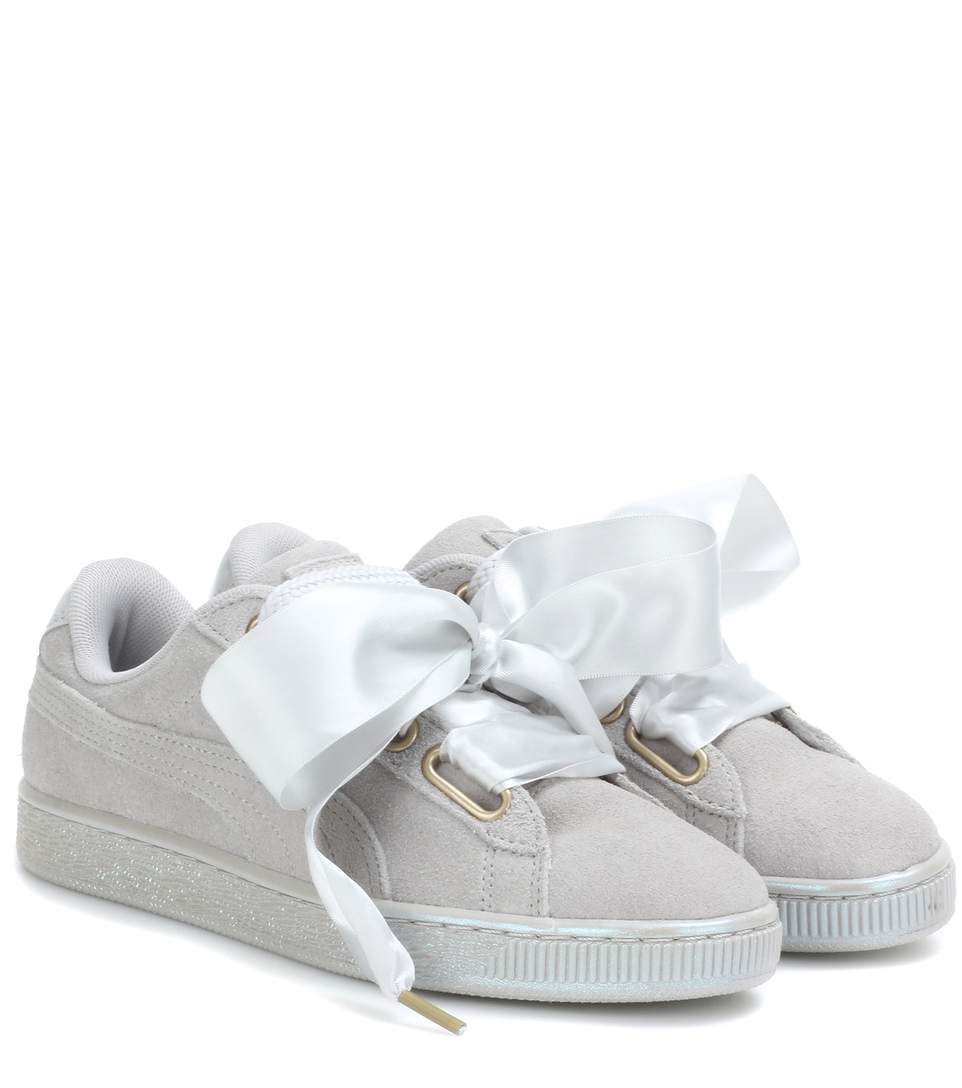 puma bianche fiocco