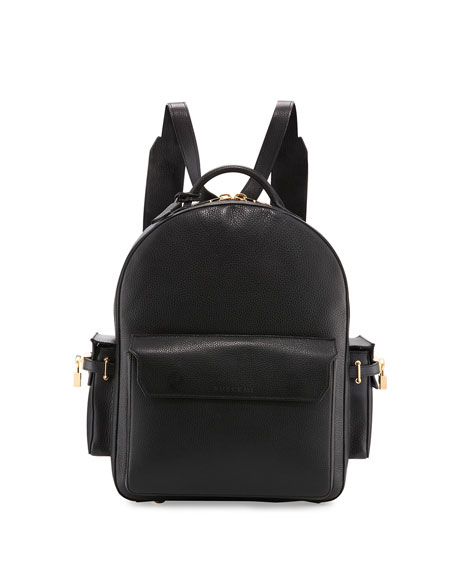 BUSCEMI Phd Men'S Leather Backpack, Black | ModeSens