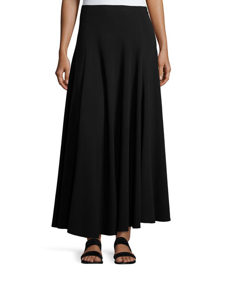 THE ROW Dia A-Line Maxi Skirt, Black in Colour: Black | ModeSens